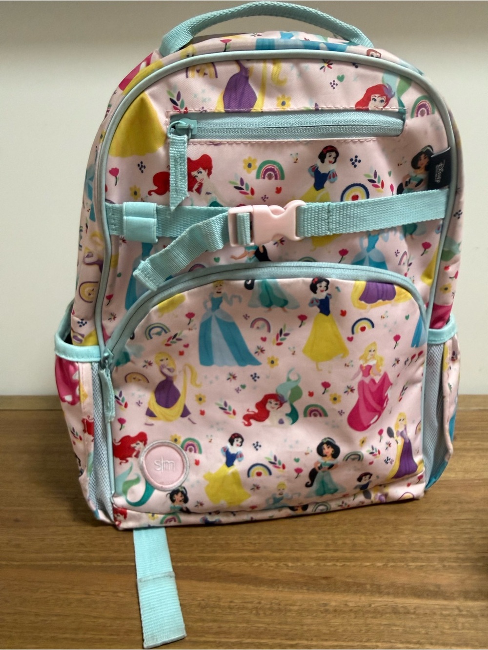 Simple Modern Disney Princess and Rainbows backpack